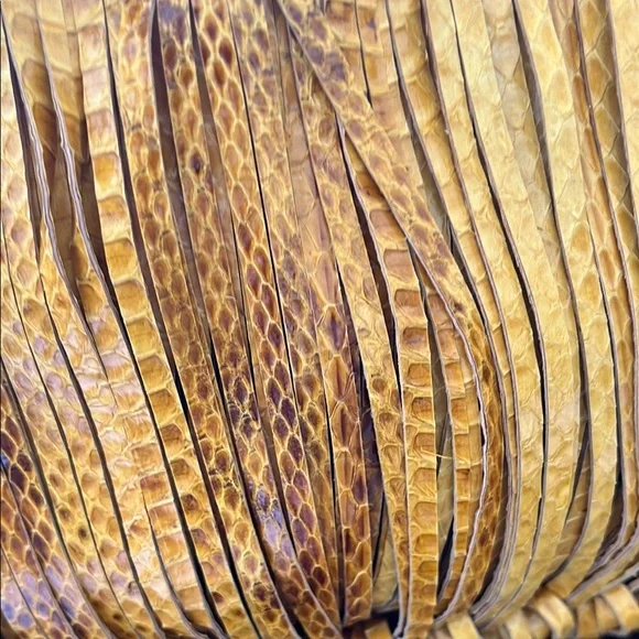 Yellow Fringe Handbag